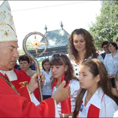 16 august 2009: Administrarea Mirului în Parohia Pildeşti
