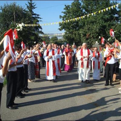 22 august 2009: Administrarea Mirului în Parohia Călugăreni şi filiala Roşiori