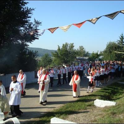 22 august 2009: Administrarea Mirului în Parohia Călugăreni şi filiala Roşiori