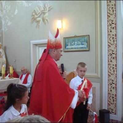 22 august 2009: Administrarea Mirului în Parohia Călugăreni şi filiala Roşiori