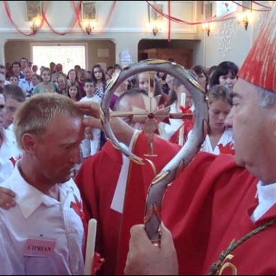 22 august 2009: Administrarea Mirului în Parohia Călugăreni şi filiala Roşiori