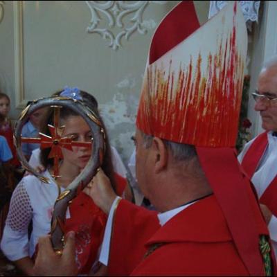 22 august 2009: Administrarea Mirului în Parohia Călugăreni şi filiala Roşiori