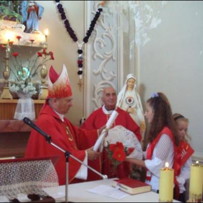 22 august 2009: Administrarea Mirului în Parohia Călugăreni şi filiala Roşiori