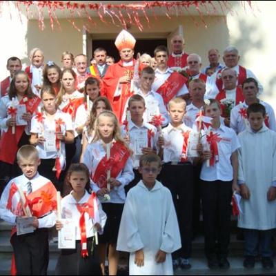 22 august 2009: Administrarea Mirului în Parohia Călugăreni şi filiala Roşiori