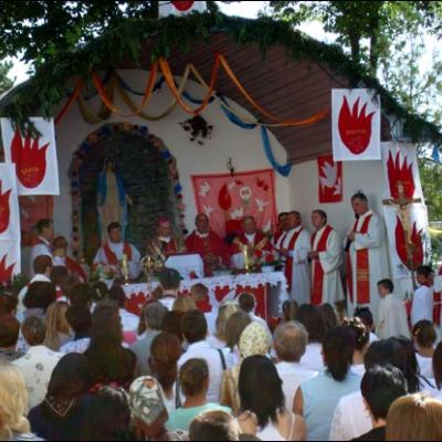22 august 2009: Administrarea Mirului în Parohia Călugăreni şi filiala Roşiori