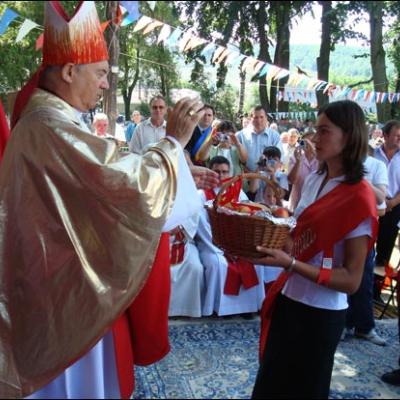 22 august 2009: Administrarea Mirului în Parohia Călugăreni şi filiala Roşiori