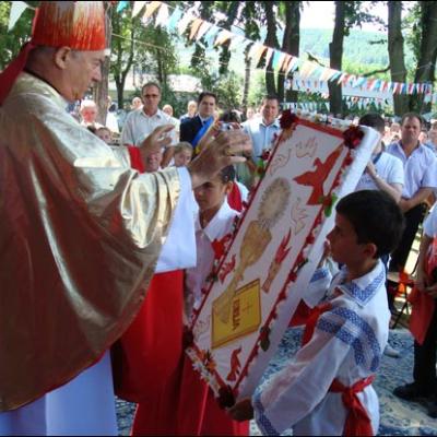 22 august 2009: Administrarea Mirului în Parohia Călugăreni şi filiala Roşiori
