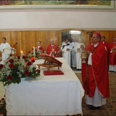 23 august 2009: Administrarea Mirului în Parohia Săbăoani
