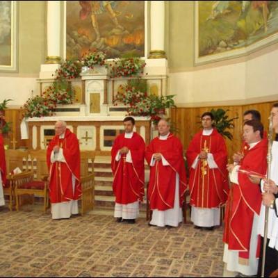 23 august 2009: Administrarea Mirului în Parohia Săbăoani