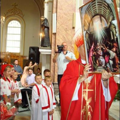 23 august 2009: Administrarea Mirului în Parohia Săbăoani