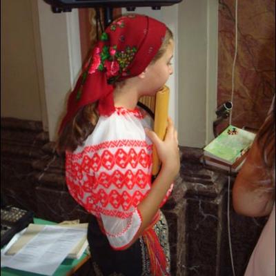 23 august 2009: Administrarea Mirului în Parohia Săbăoani