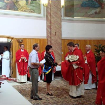 23 august 2009: Administrarea Mirului în Parohia Săbăoani