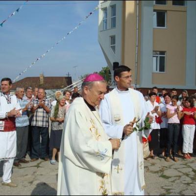 24 august 2009: Mărgineni: Binecuvântarea oratoriului şi lansarea monografiei