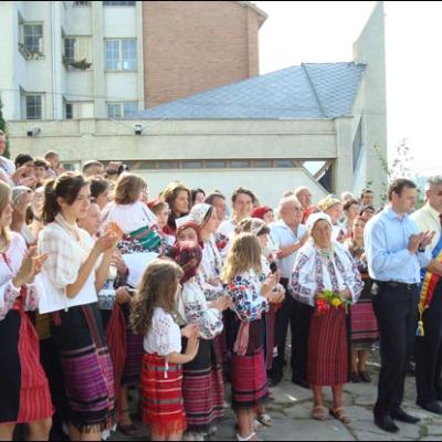 24 august 2009: Mărgineni: Binecuvântarea oratoriului şi lansarea monografiei
