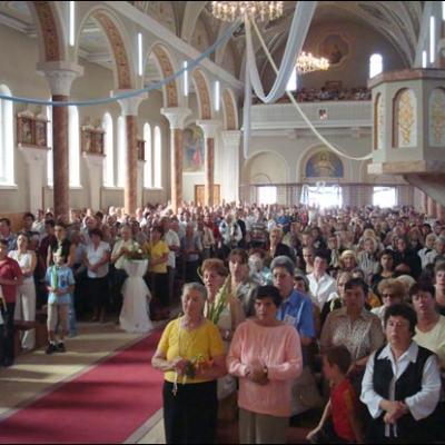 24 august 2009: Mărgineni: Binecuvântarea oratoriului şi lansarea monografiei