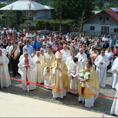 24 august 2009: Mărgineni: Binecuvântarea oratoriului şi lansarea monografiei