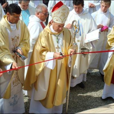 24 august 2009: Mărgineni: Binecuvântarea oratoriului şi lansarea monografiei