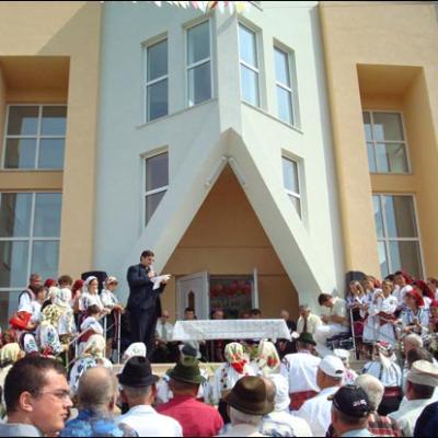 24 august 2009: Mărgineni: Binecuvântarea oratoriului şi lansarea monografiei