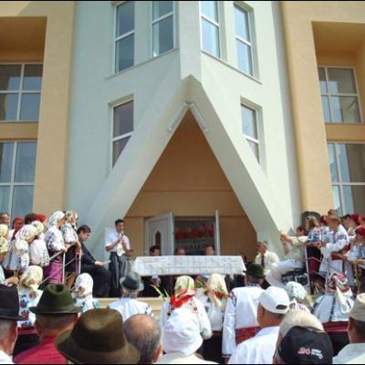 24 august 2009: Mărgineni: Binecuvântarea oratoriului şi lansarea monografiei