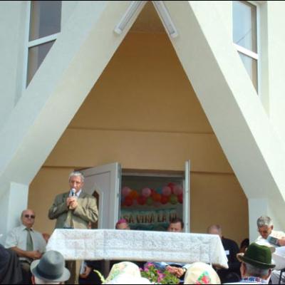 24 august 2009: Mărgineni: Binecuvântarea oratoriului şi lansarea monografiei