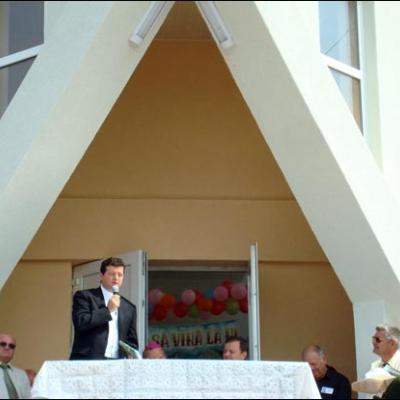 24 august 2009: Mărgineni: Binecuvântarea oratoriului şi lansarea monografiei