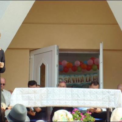 24 august 2009: Mărgineni: Binecuvântarea oratoriului şi lansarea monografiei