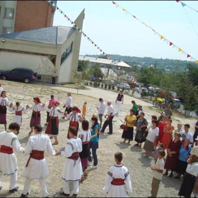 24 august 2009: Mărgineni: Binecuvântarea oratoriului şi lansarea monografiei