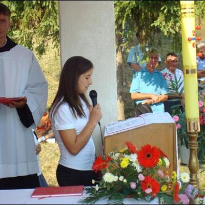 29 august 2009: Administrarea Mirului în filiala Bogdăneşti a Parohiei Prăjeşti