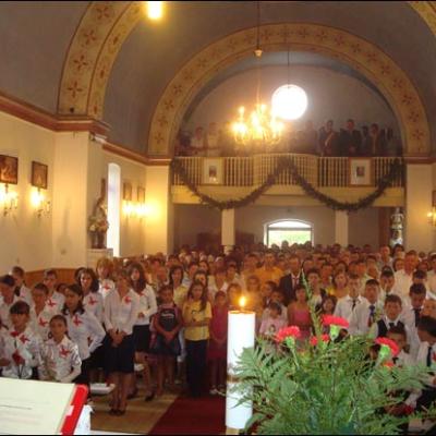 13 septembrie 2009: Administrarea Mirului în Parohia Bălţaţi