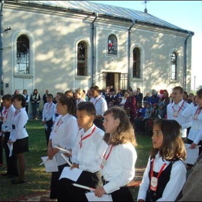 19 septembrie 2009: Administrarea Mirului în filiala Boghicea a Parohiei Slobozia