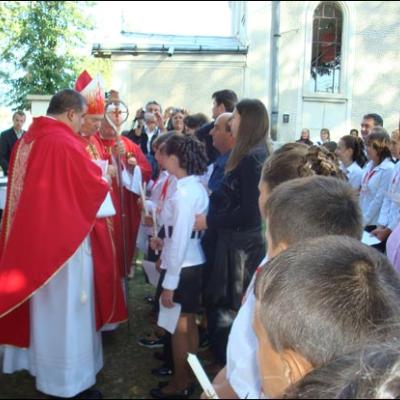 19 septembrie 2009: Administrarea Mirului în filiala Boghicea a Parohiei Slobozia