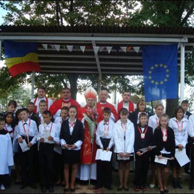 19 septembrie 2009: Administrarea Mirului în filiala Boghicea a Parohiei Slobozia