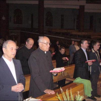 20 septembrie 2009: Bacău: Liturghie cu requiem pentru pr. Petru Mareş