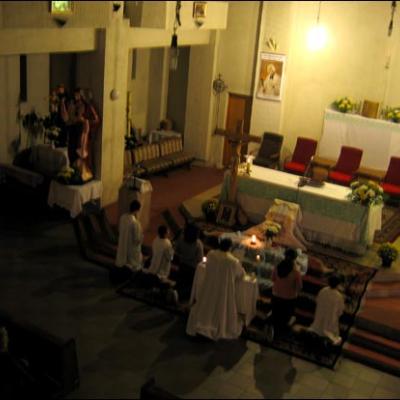 7 octombrie 2009: Iaşi ("Sf. Anton"): Rozariu şi veghere mariană