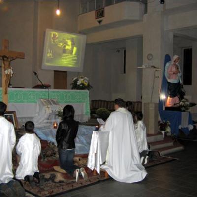 7 octombrie 2009: Iaşi ("Sf. Anton"): Rozariu şi veghere mariană