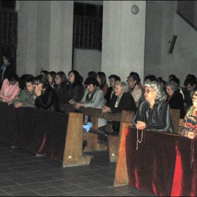 7 octombrie 2009: Iaşi ("Sf. Anton"): Rozariu şi veghere mariană