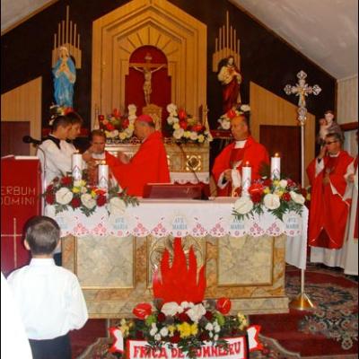 10 octombrie 2009: Administrarea Mirului în Parohia Dancu