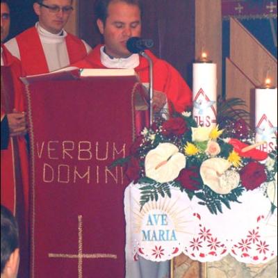 10 octombrie 2009: Administrarea Mirului în Parohia Dancu
