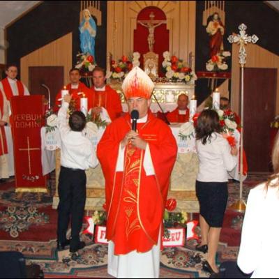 10 octombrie 2009: Administrarea Mirului în Parohia Dancu