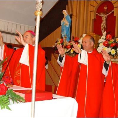 10 octombrie 2009: Administrarea Mirului în Parohia Dancu