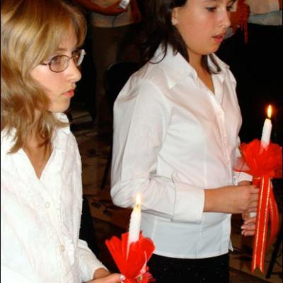 10 octombrie 2009: Administrarea Mirului în Parohia Dancu