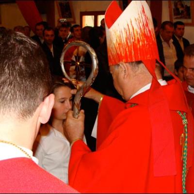 10 octombrie 2009: Administrarea Mirului în Parohia Dancu
