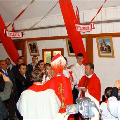 10 octombrie 2009: Administrarea Mirului în Parohia Dancu