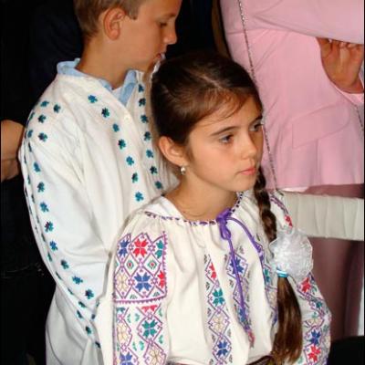 10 octombrie 2009: Administrarea Mirului în Parohia Dancu