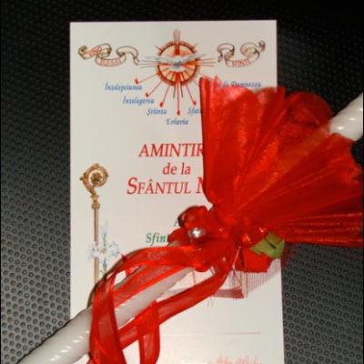 10 octombrie 2009: Administrarea Mirului în Parohia Dancu
