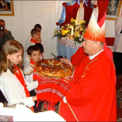 10 octombrie 2009: Administrarea Mirului în Parohia Dancu