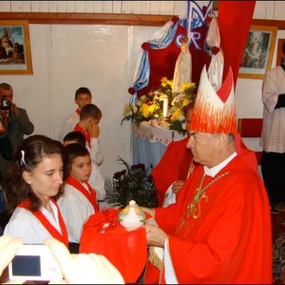 10 octombrie 2009: Administrarea Mirului în Parohia Dancu
