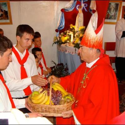 10 octombrie 2009: Administrarea Mirului în Parohia Dancu