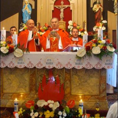 10 octombrie 2009: Administrarea Mirului în Parohia Dancu