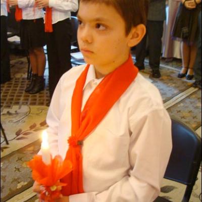 10 octombrie 2009: Administrarea Mirului în Parohia Dancu